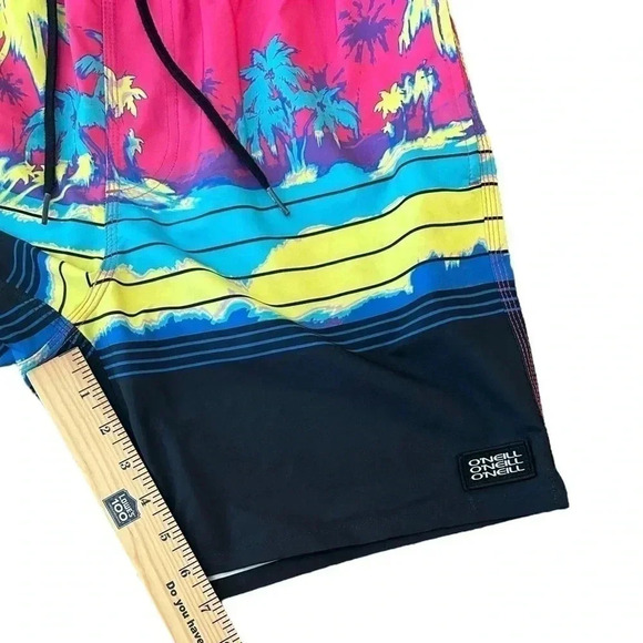 O’Neill Smash Up Volley Men’s Swim Trunks Board Shorts Size Small - Picture 9 of 10